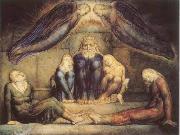 William Blake Count Ugolino and his sons in prision oil on canvas